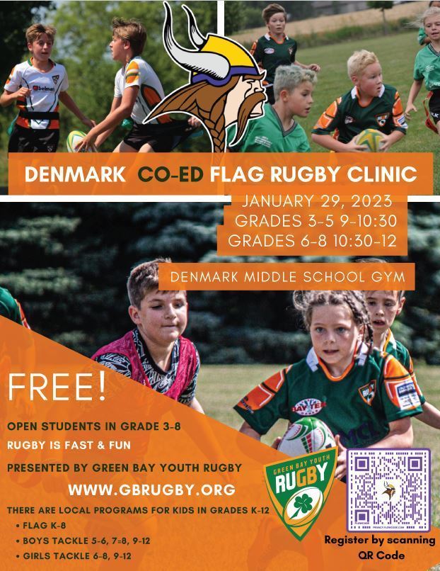 Denmark CO-ED Flag Rugby Clinic