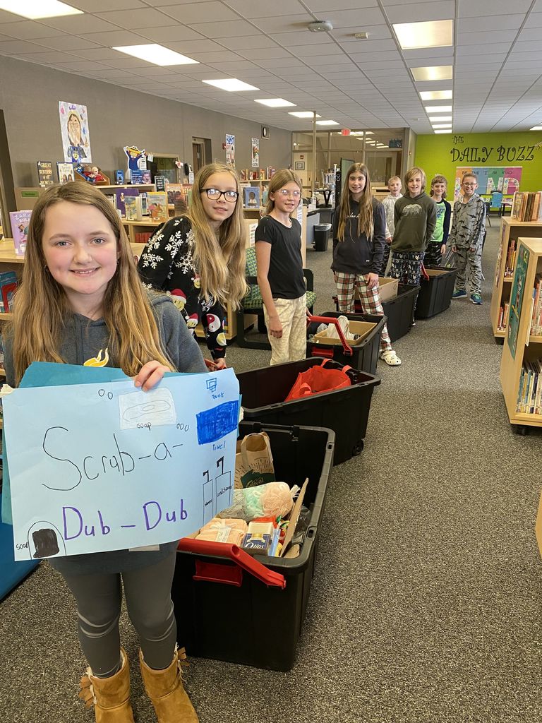 Students with Donations